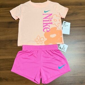 Nike Girls 2-Piece Matching Set Size 4 NEW with Tags